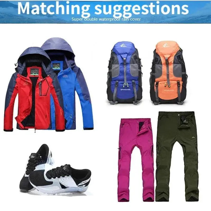 Splashproof Outdoor Mountaineering Backpack Large Capacity