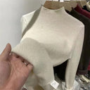 Korean Winter Turtleneck Pullover Cozy Fleece Chic Fashion