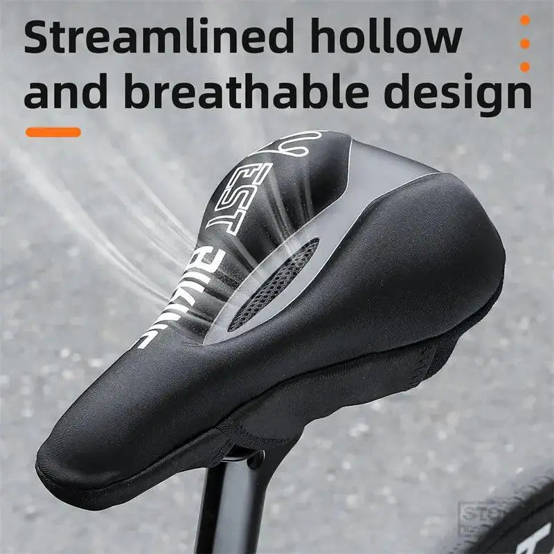 Gel Memory Foam Bicycle Seat Cover For Comfort Cushion