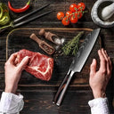 Razor-Sharp Santoku Knife for Home Chefs