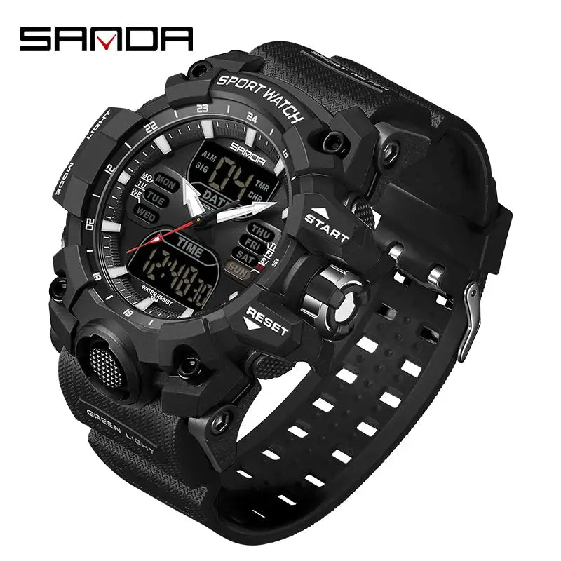 Sanda Men Waterproof Digital Watch — product view 15
