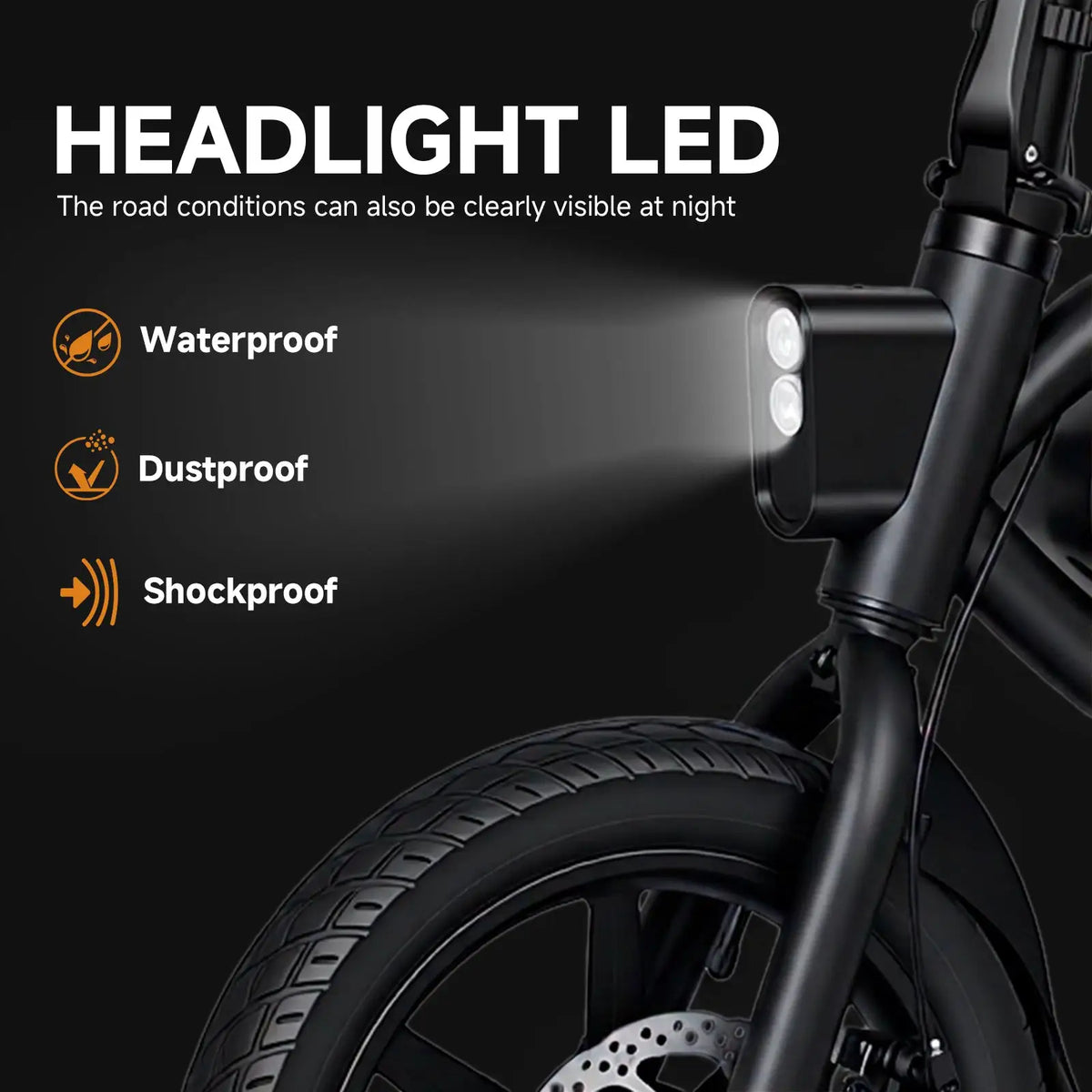 Hezzo Pro Folding Electric Bike — product view 3