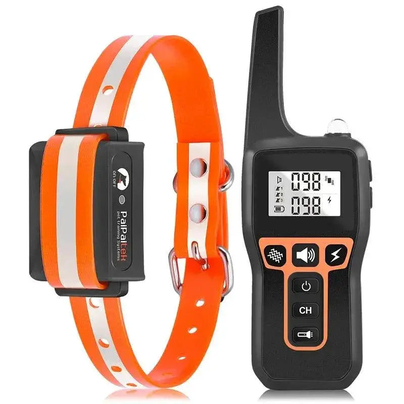 Bark Control Dog Collar for Training — Black Reflect TPU