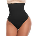 Plus Size High Waist Tummy Control Thong Shapewear