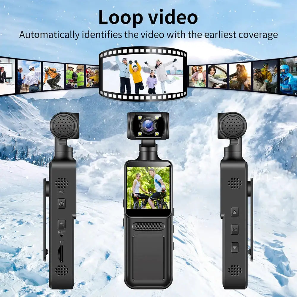 Ultra HD 4K Mini Camera WiFi Portable Small Digital Video Recorder Police BodyCam Infrared Night Vision Miniature Camcorder L10