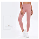 Nude Yoga Pants for Women High Waist Seamless Hip Lifting Fitness Design