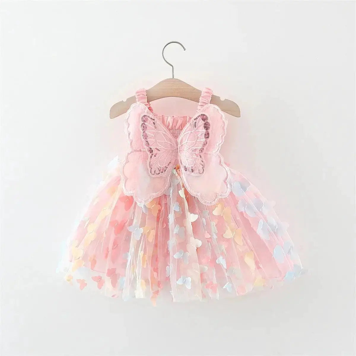 Enchanted Fairy Princess Butterfly Party Dress For Girls