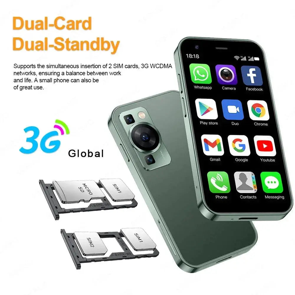 SERVO Mini Dual SIM Android Smartphone With 3.0 Display