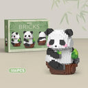 Cute Panda Mini Building Block Set Fun Educational Toy