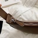 Armpit Bags: Cute Half Crescent Leather Bag