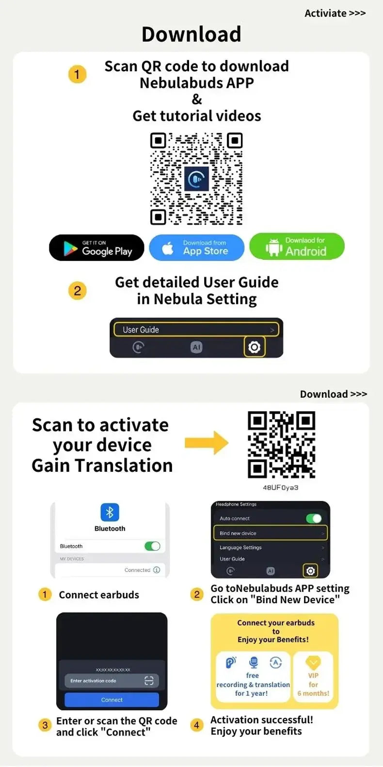 Pro Earbuds] - Real Time AI Translation - Travel — product view 16