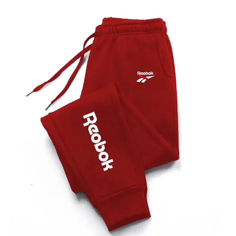 Men Drawstring Printed Fitness Pants