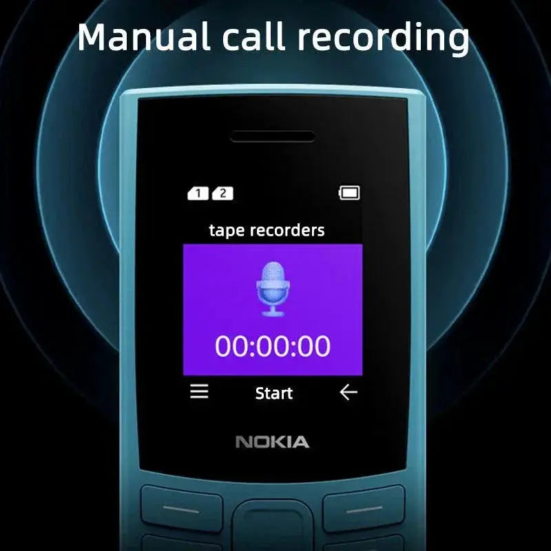 Original Nokia 105 4G 2023 Feature Phone Dual Sim Bluetooth