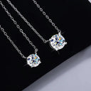 Elegant Moissanite Pendant Necklace Style