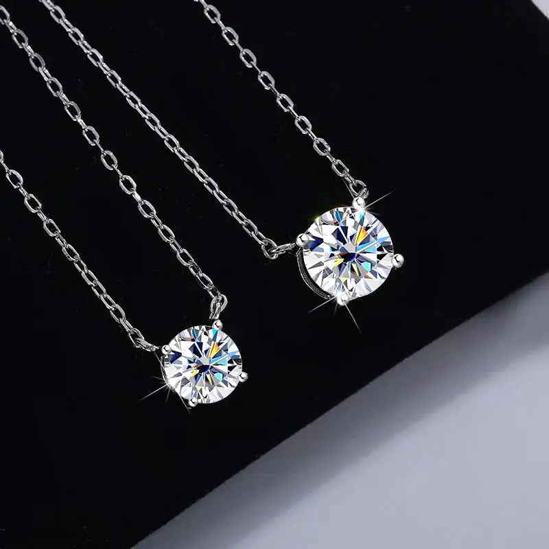 Elegant Moissanite Pendant Necklace Style FDFDG — product image 5