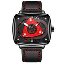 Onola Men Black Red Racing Watch