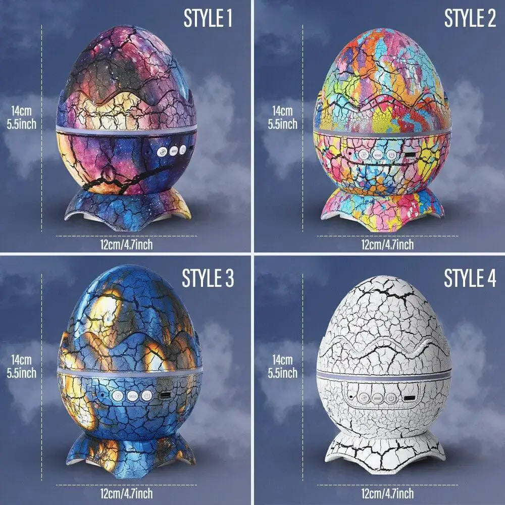Dino Egg Galaxy Nebula Projector for Relaxation and Sleep