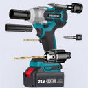 Cordless Electric Impact Wrench Brushless Electric Wrench Power Tool For Makita 21V Battery
