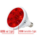 Unlock Glow At Home With 660nm 850nm LED Red Light Beauty Lamp With 18 Beads