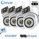 8MP Outdoor Wifi Camera With AI Smart Tracking System