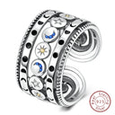 Adjustable Ring Sterling Silver Mermaid