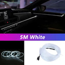 5M Car EL Wire - Quiet USB Atmosphere Lamp