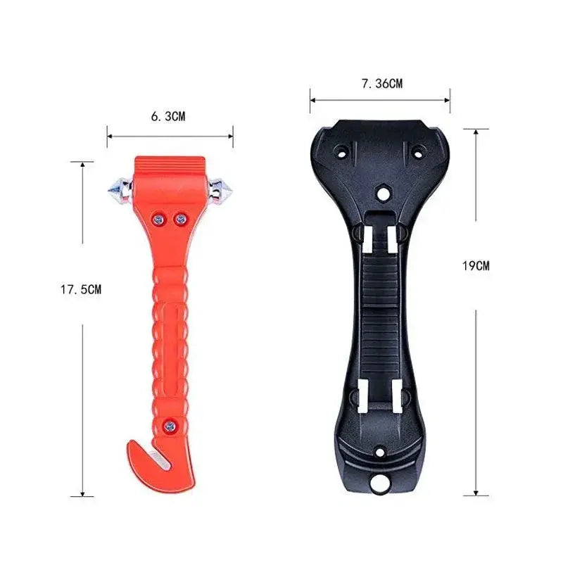 Emergency Escape Tool 2 In 1 Car Safety Hammer Cutter