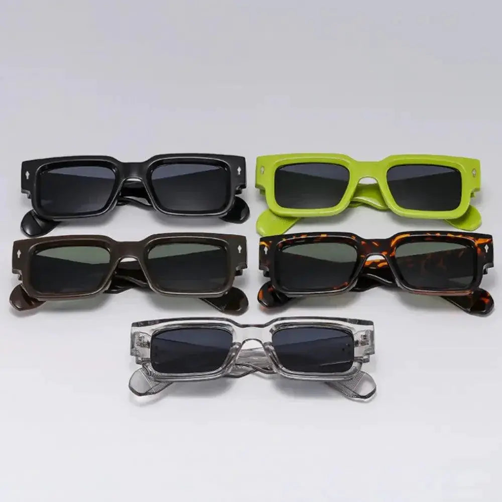 Unisex Retro Square Sunglasses UV400 Protection Style