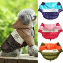 Cozy Cotton Winter Dog Jacket Stylish Waterproof Coat