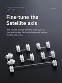 AULA F87 Pro Mechanical Keyboard Wireless 87 Key RGB PBT Gasket