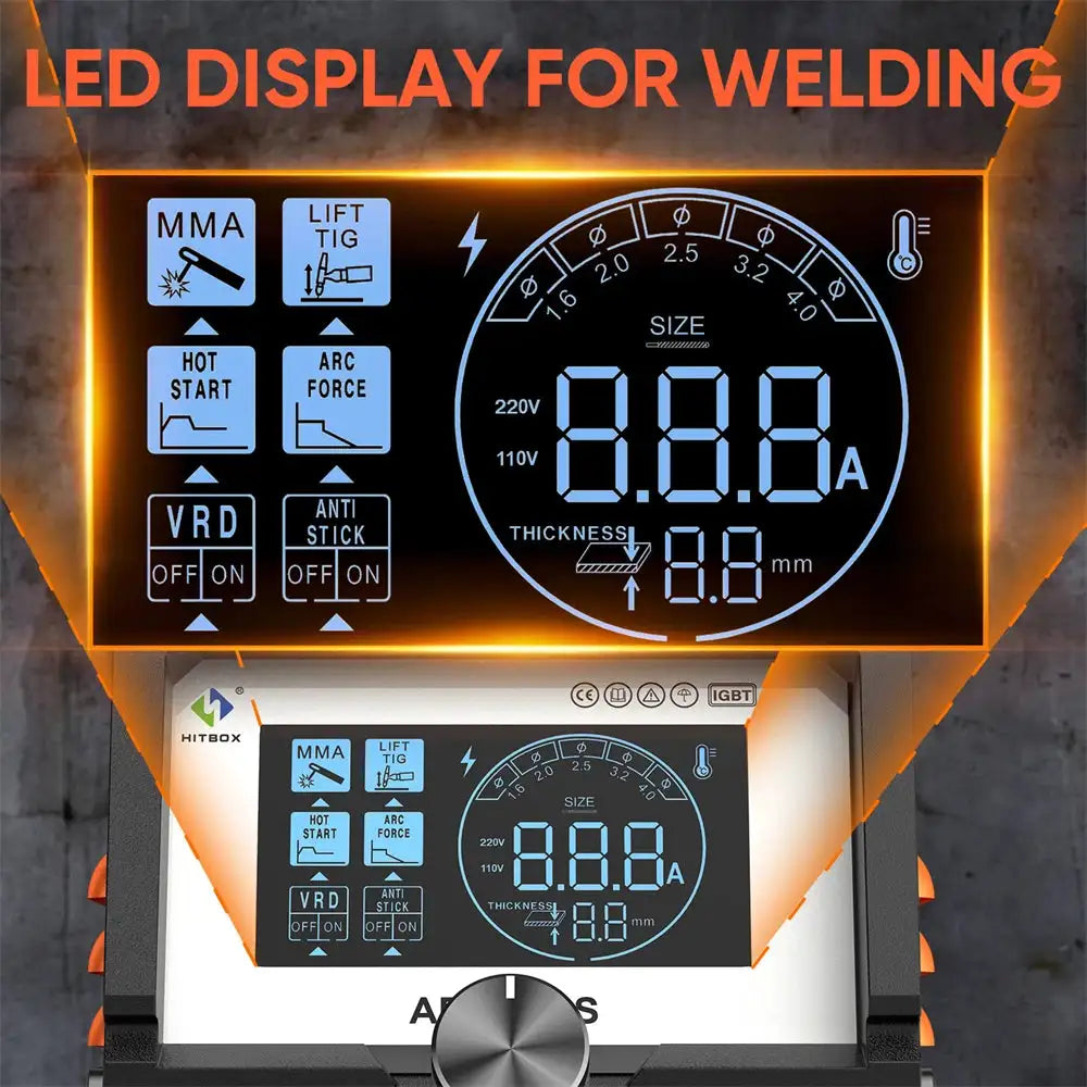 HITBOX ARC200S Portable Stick Welder — product view 4