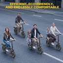 Compact Double Seat Folding Electric Bicycle