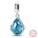 Sterling Silver Blue Purple Butterfly