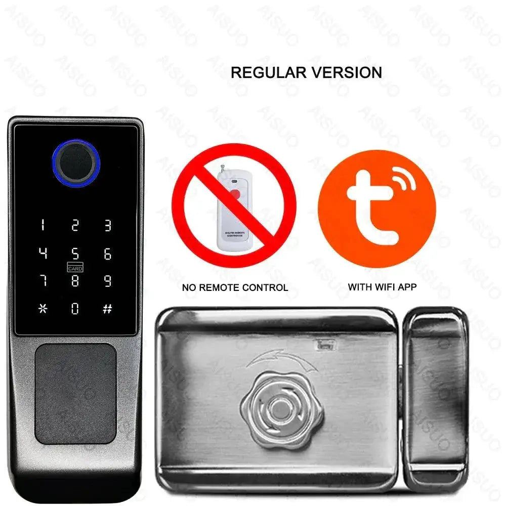 Smart Biometric Outdoor Lock With WiFi Fingerprint Control