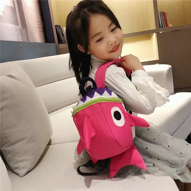Infant Shark Safety Harness Backpack for Kids Cute Design