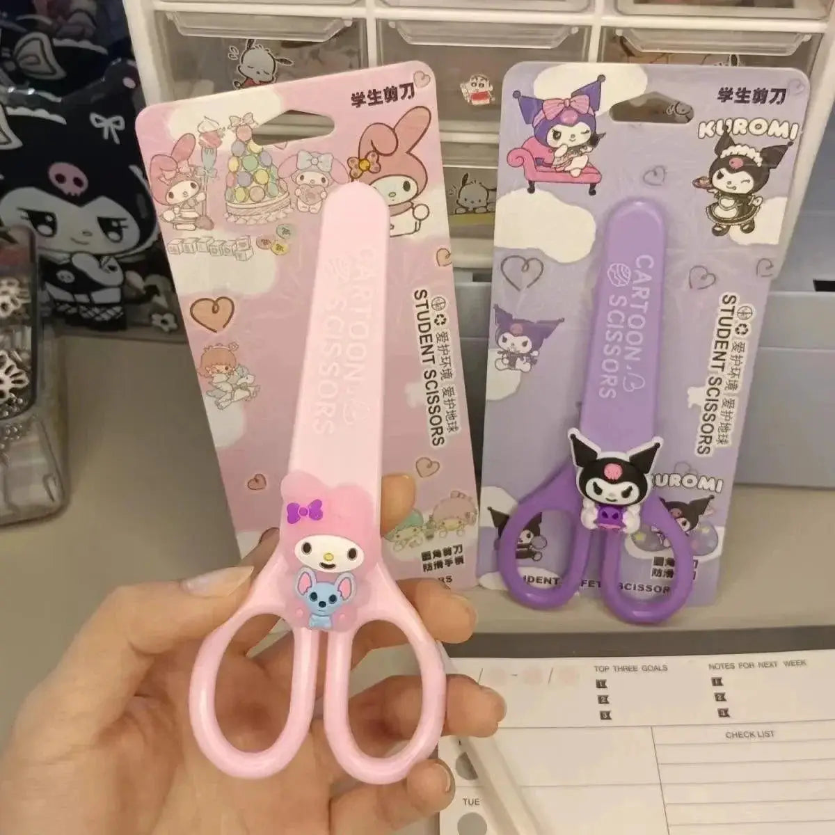 Sanrio Characters Scissors For Cute Kids Stationery Set