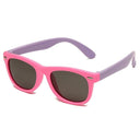 Trendy UV400 Kids Sunglasses for Boys and Girls Durable Silicone Goggles
