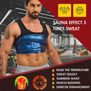 Men's Sauna Shapewear Compression Vest for Enhanced Sweat
