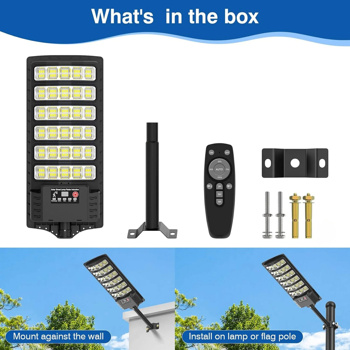 Weatherproof Solar Street Lamp — product view 7