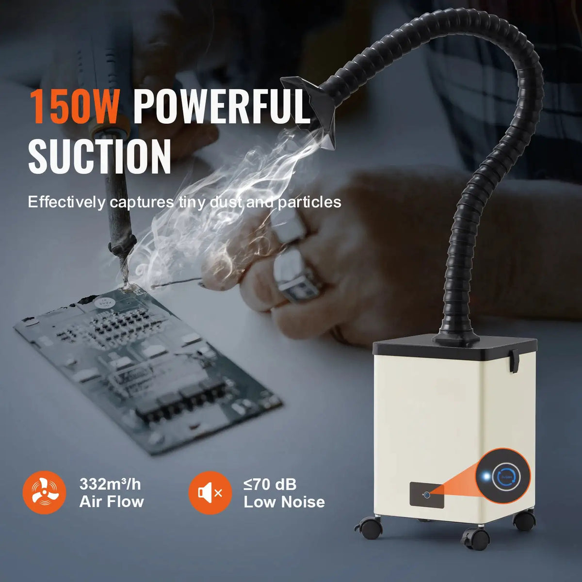 High Power Solder Fume Extractor — product image 2
