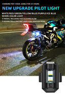Universal LED Motorcycle Warning Lights 7 Colors Mini USB Drone Strobe Light