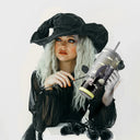 Meoky 40oz Tumbler Handle Straw Stainless Steel Cup Gift