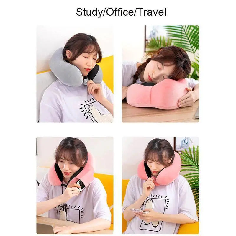 Ergonomic Memory Foam U Shaped Travel Neck Pillow Comfort