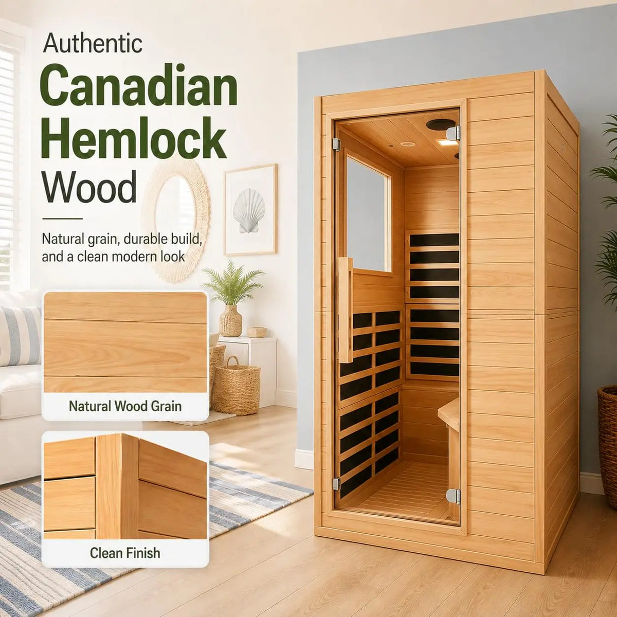Wooden Infrared Sauna Cabin