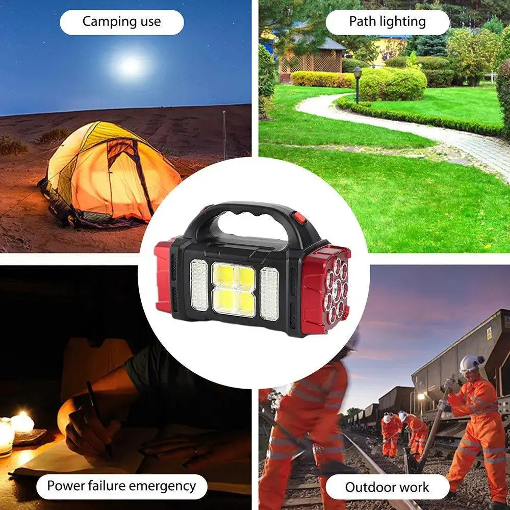 High Power LED Flashlight Ultimate Solar Torch Outdoors