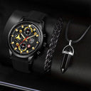 Leather Quartz Watch: Timeless Elegance for Men Style