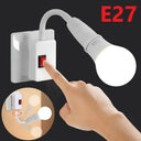 E27 Plug In Lamp Base - Convenient Safety Switch