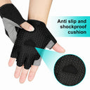1Pair Cycling Gloves for Men & Women Anti Slip Gel Pad