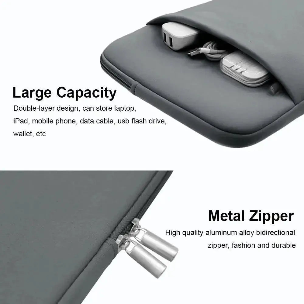 Slim Laptop Sleeve With Shock Absorption And Style