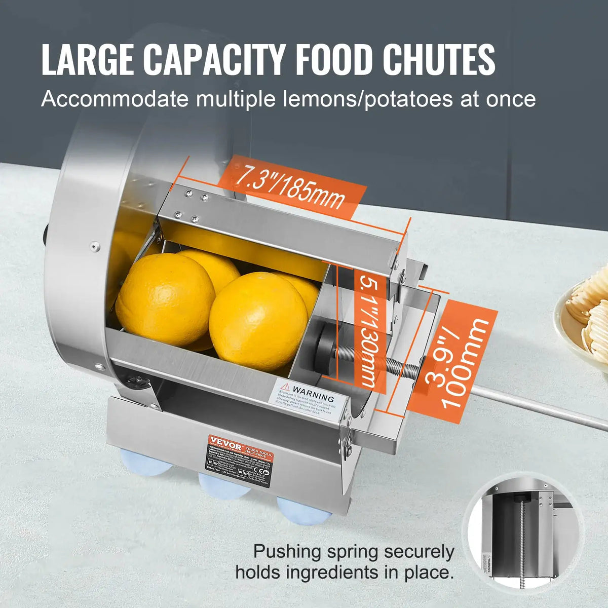 SucceBuy Manual Vegetable Fruit Slicer Thickness Adjustable — product view 4